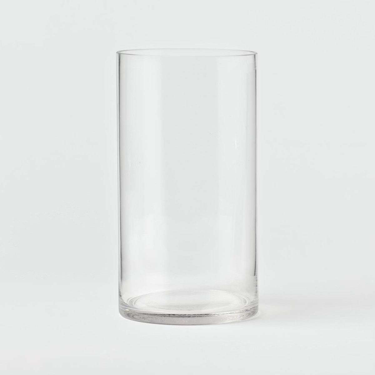 Clear Hurricane 3" x 8" Pillar Candle Holder - Room Essentials™: Sophisticated Tabletop Glass D... | Target