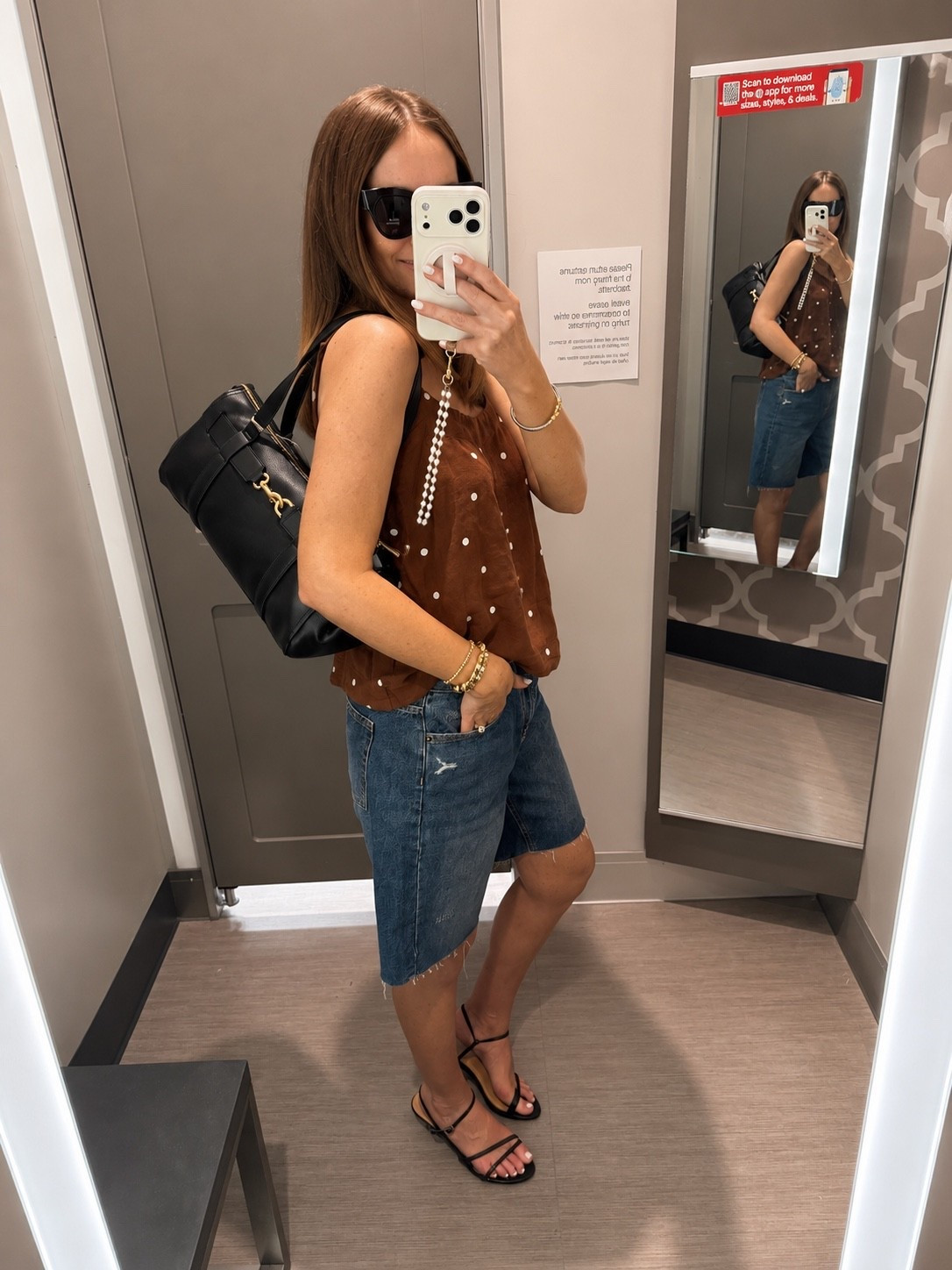 These long length jeans shorts/jorts/bermuda shorts were not on my 2026 bingo card but here we are! I’m in a size 2. Polka dot tank size medium.

#LTKmomlife #LTKSeasonal #LTKOver40
