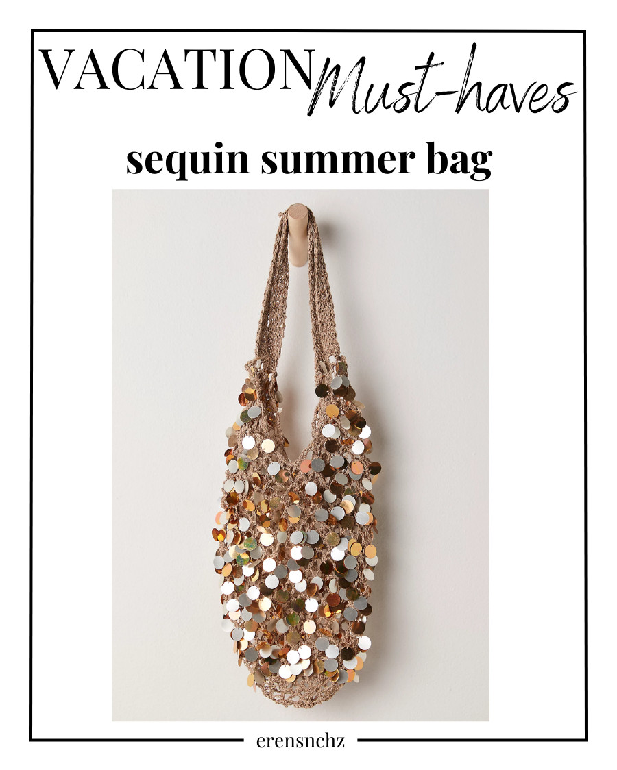 The Must-Have Sequin Crochet Beach Bag for Your Summer Vacation! ✨

Looking for the perfect summer tote? The Free People Sequin Crochet Hobo Bag is a must-have for your next beach getaway! With its woven jute design and sparkling sequins, this bag gives off the ultimate mermaid-core vibes while keeping your essentials stylishly tucked away.

Features You'll Love:
✨ Woven Jute Fabrication – Lightweight, breathable, and perfect for warm weather.
✨ Sequin Embellishments – A touch of sparkle for that boho-chic beach look.
✨ Small, Slouchy Silhouette – The perfect size for all your vacation must-haves.

Why It’s a Summer Essential:
This beach-ready bag is the perfect blend of bohemian style and shimmering glam, making it ideal for beach days, tropical vacations, music festivals, and casual summer outings. Pair it with your favorite breezy dress or swimsuit cover-up for a laid-back yet eye-catching look.

Shop now and shine all summer long! ✨  

 #LTKFestival #LTKFindsUnder100 #LTKItBag