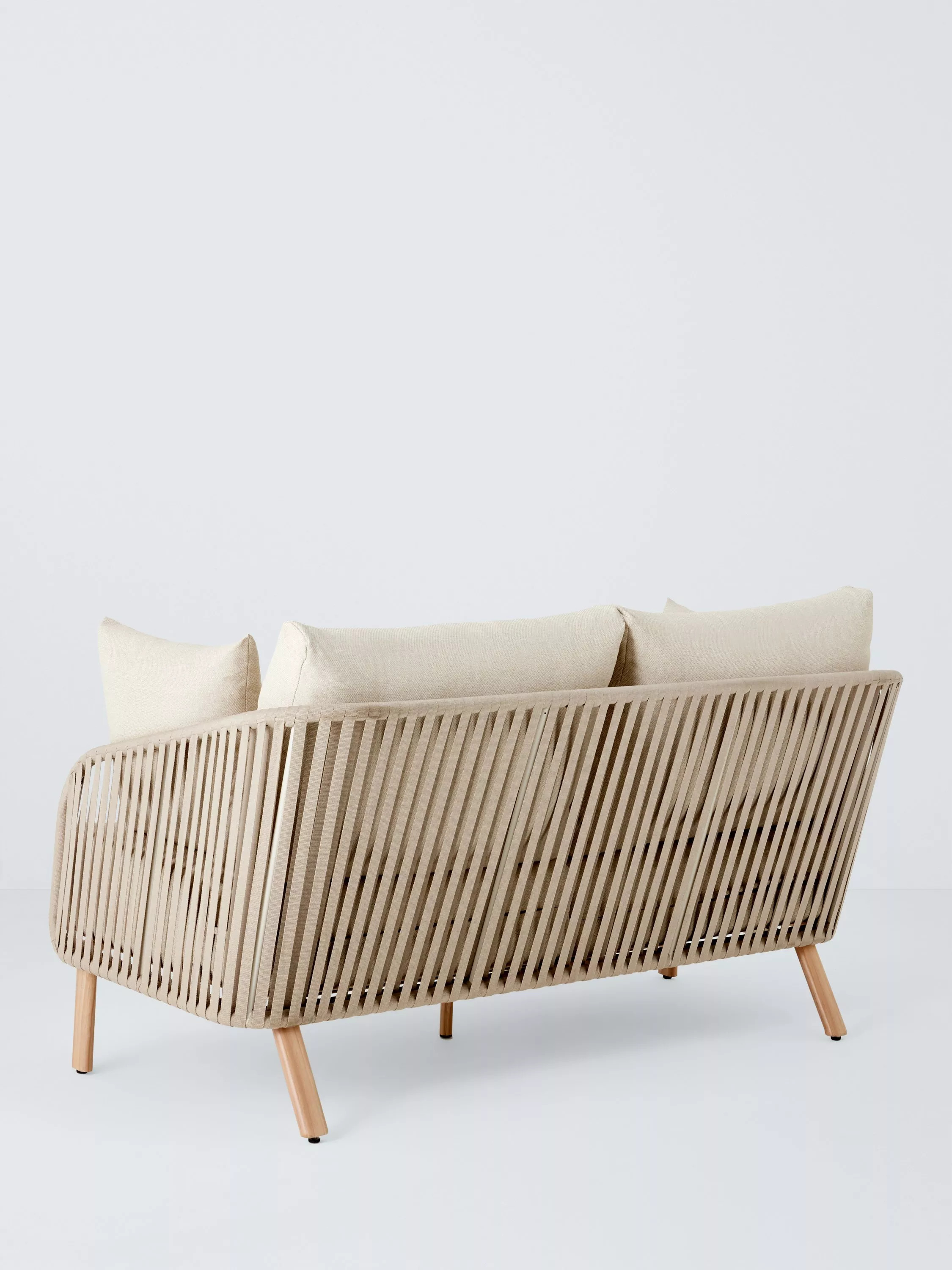 John Lewis Flat Rope Weave 2-Seater Garden Sofa | John Lewis (UK)