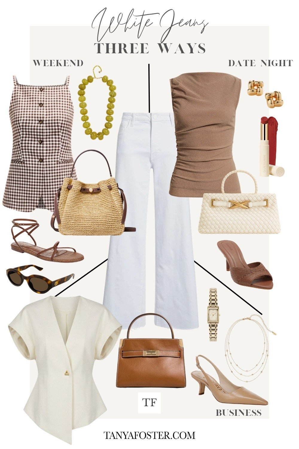White jeans three ways for spring! 

#LTKootd #LTKSeasonal #LTKWorkwear