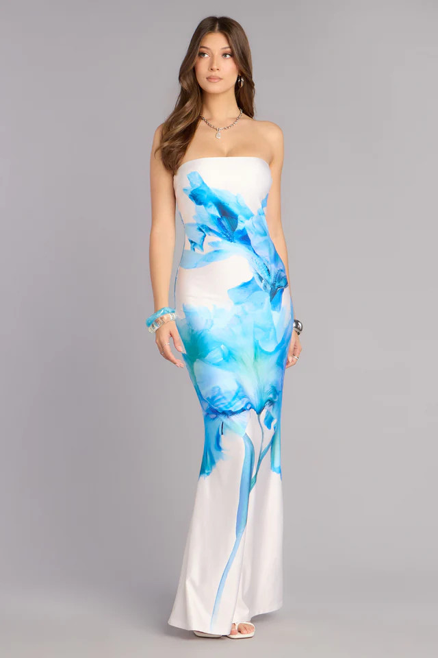 Emmy Floral Cutout Formal Dress | Windsor Stores