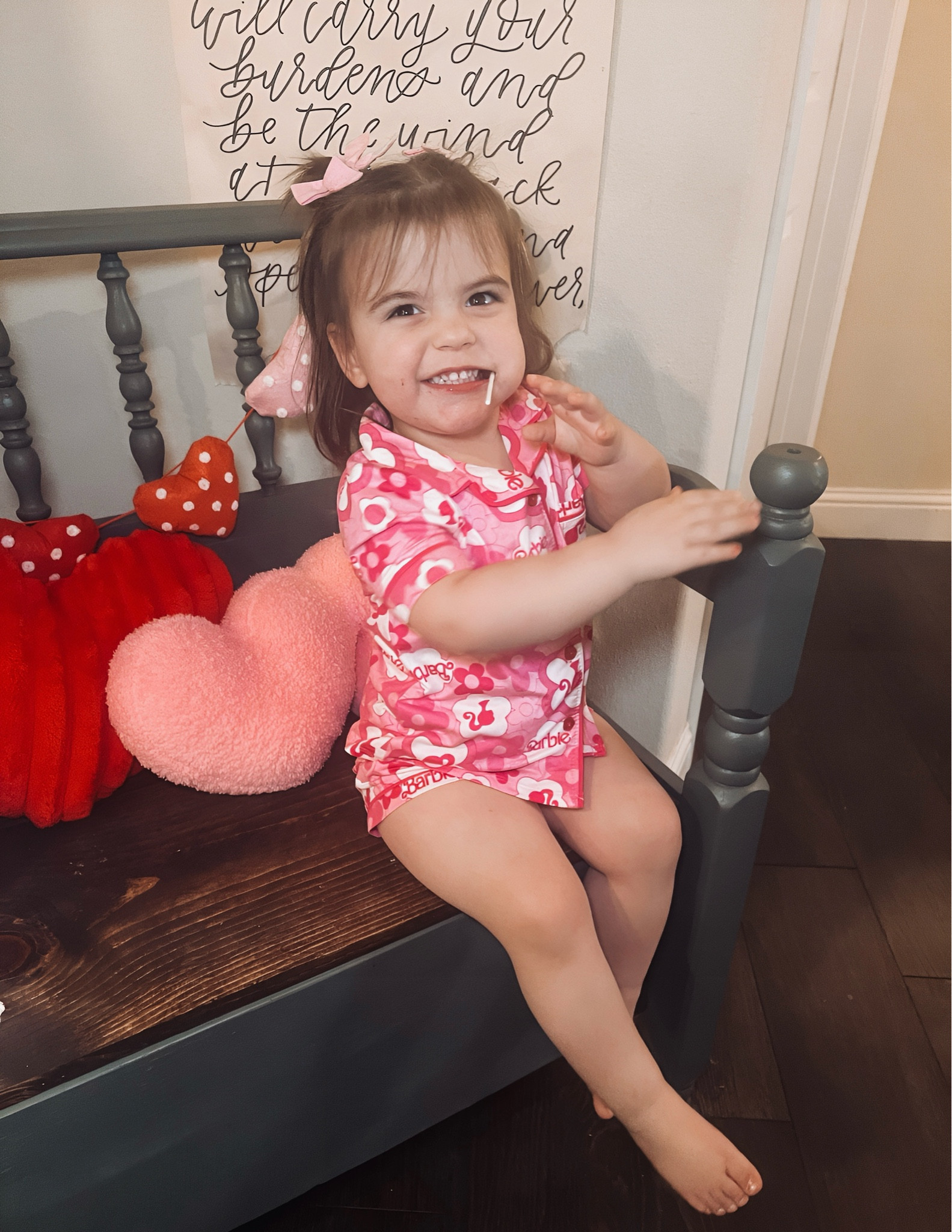 The Barbie pajamas are even better in person 🩷 

#LTKfamily #LTKkids #LTKSeasonal