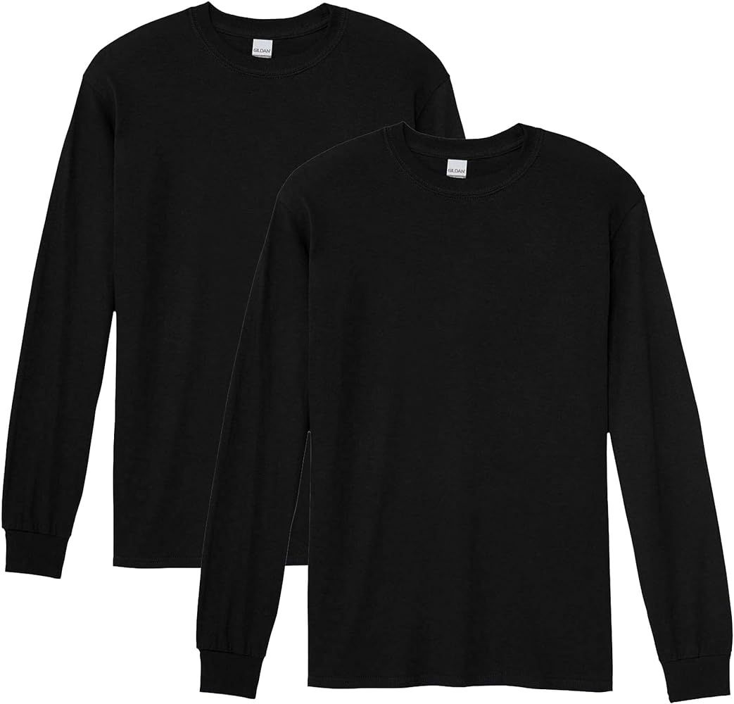 Gildan Mens Heavy Cotton Long Sleeve T-Shirt, Style G5400, 2-Pack | Amazon (CA)