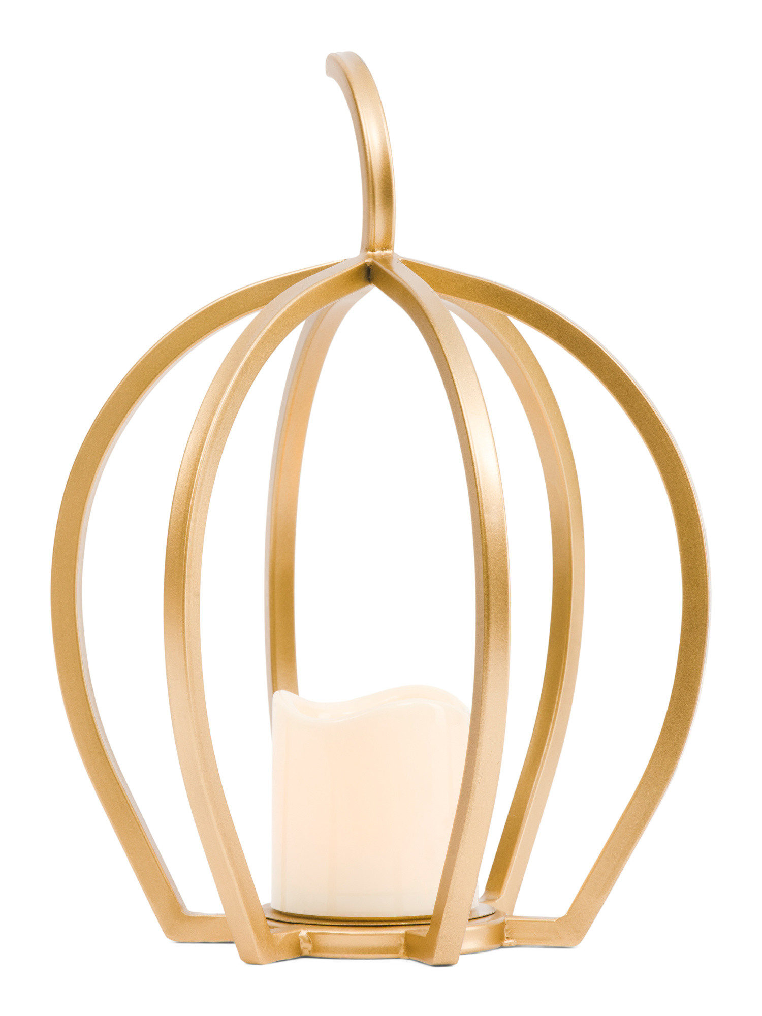 Led Iron Pumpkin Lantern | TJ Maxx