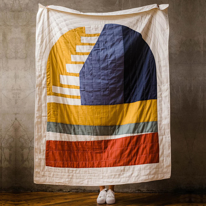 Ascend Quilt Throw Blankets And Throws | Minted