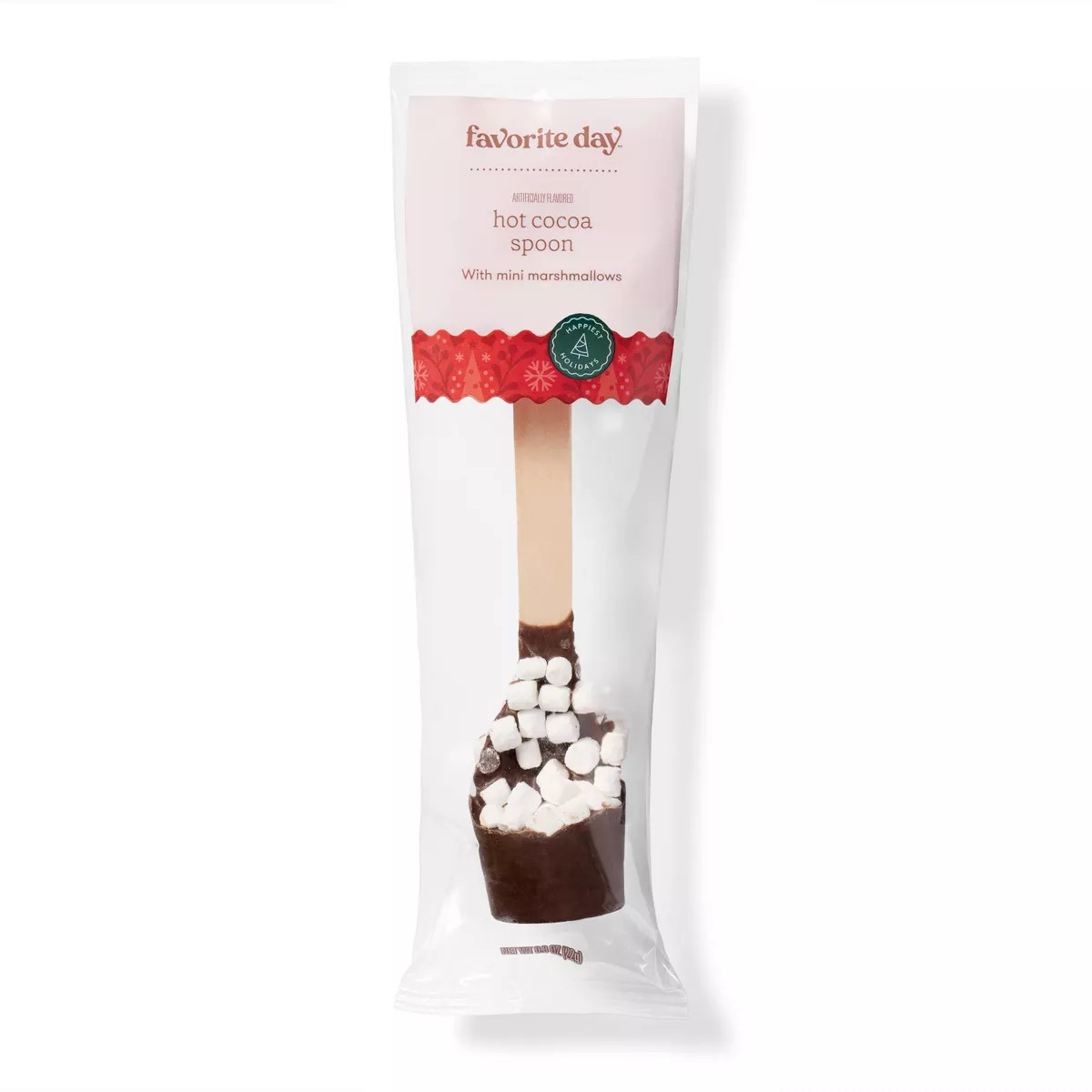 Christmas Milk Chocolaty Coated with Marshmallows Hot Cocoa Spoon - 0.8oz - Favorite Day™ | Target