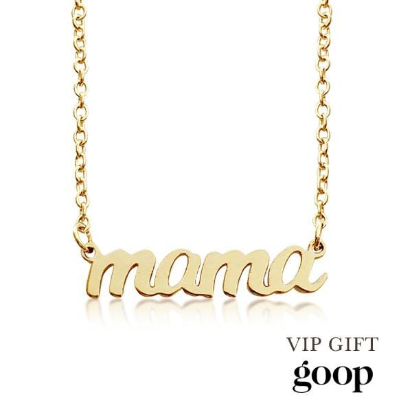 Script Mama Nameplate Necklace | Tiny Tags (US)