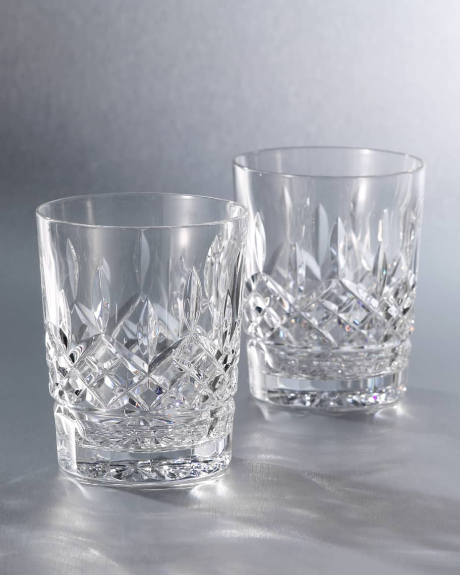 Waterford Crystal Lismore Clear Double Old-Fashioneds, Set of 2 | Neiman Marcus