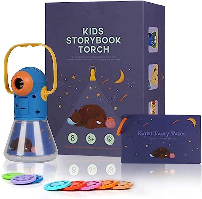 Amazon.com: Matteobenni Kids Multifunctional Story Projector, Night Lights Projector Storybook To... | Amazon (US)