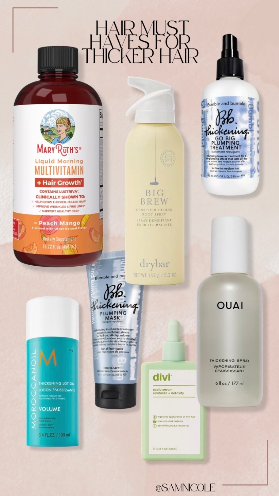 products I love for promoting thicker stronger hair!

#LTKselfcare #LTKBeauty #LTKmorningroutine