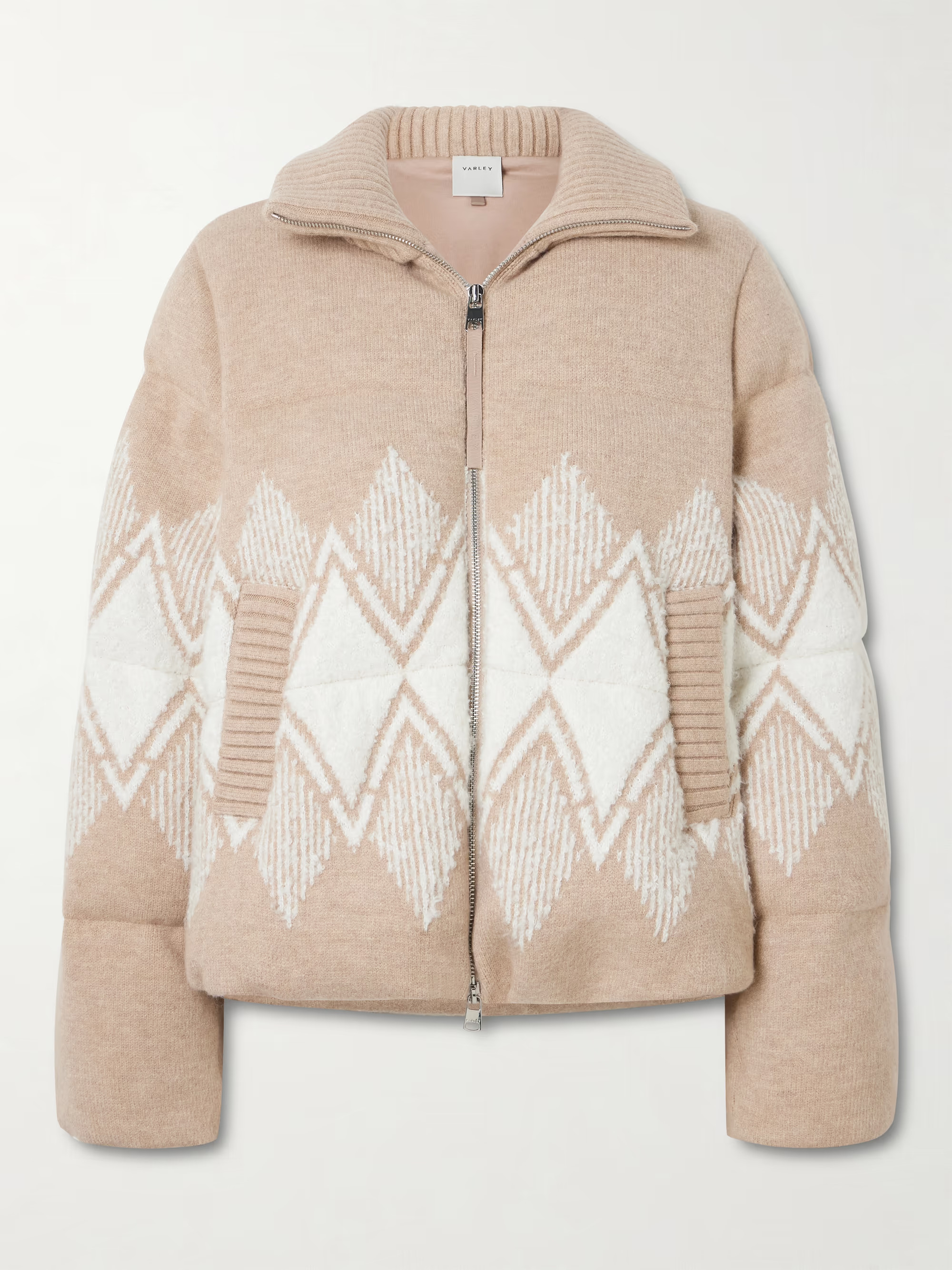 Belinda padded Fair Isle knitted jacket | NET-A-PORTER (UK & EU)