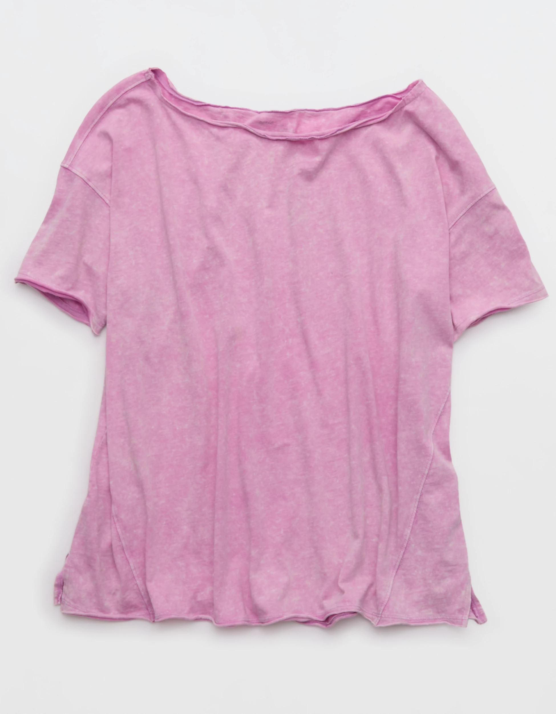 Aerie Off The Shoulder Oversized Boyfriend T-Shirt | Aerie