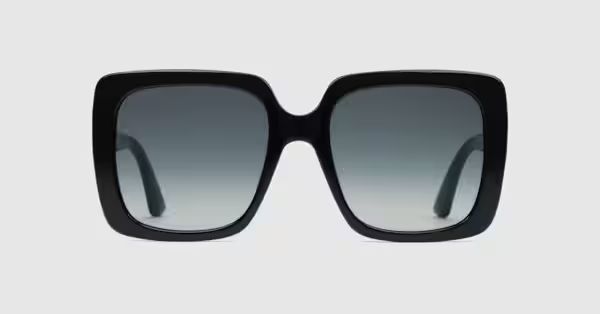Gucci Rectangular-frame acetate sunglasses | Gucci (UK)