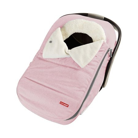 Skip Hop Winter Car Seat Cover: Ultra Plush Fleece, Pink Heather | Walmart (US)