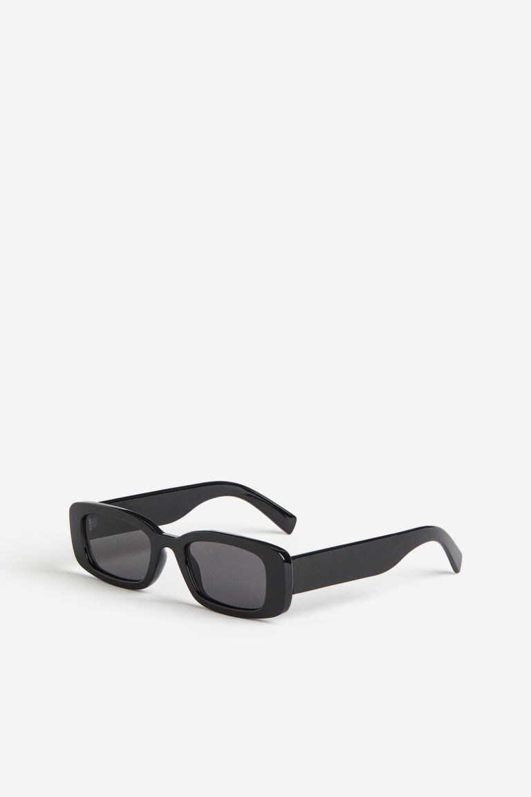 H & M - Rectangular sunglasses - Black | H&M (UK, MY, IN, SG, PH, TW, HK)