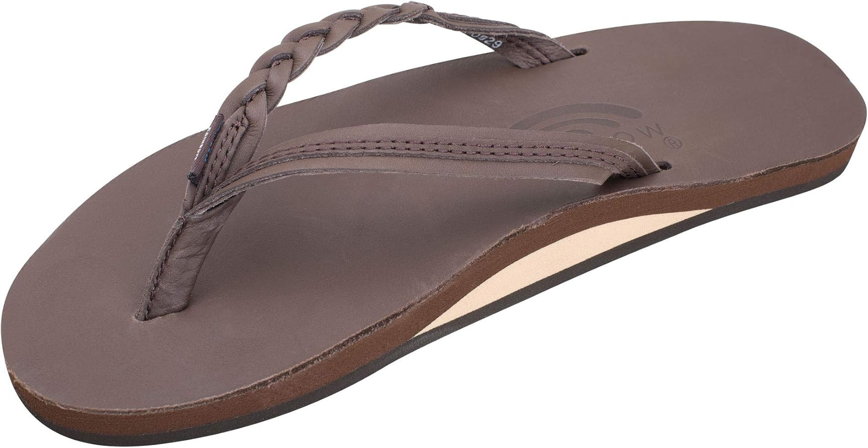 Rainbow Sandals Women’s Flirty Braidy Premier Leather w/Single Braided Strap | Amazon (US)