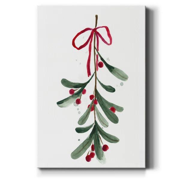 Warm Winter Wishes V - Wrapped Canvas Painting | Wayfair North America