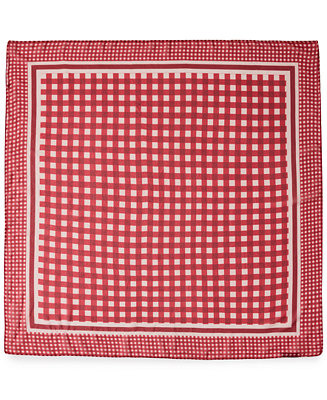 Gingham Square Scarf | Macy's