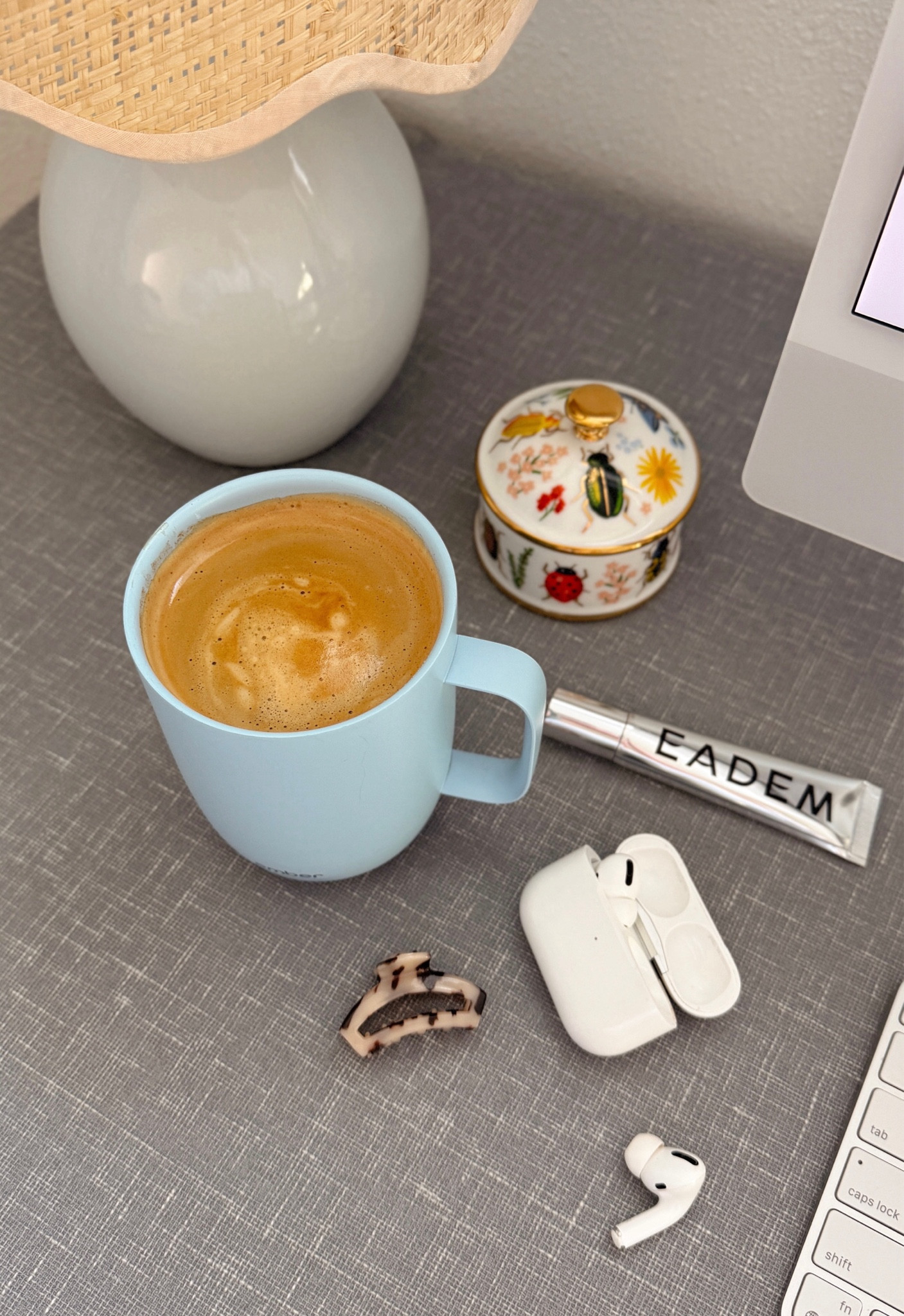 work day! favorite stay-warm coffee mug and lip gloss ☕️

#LTKHome