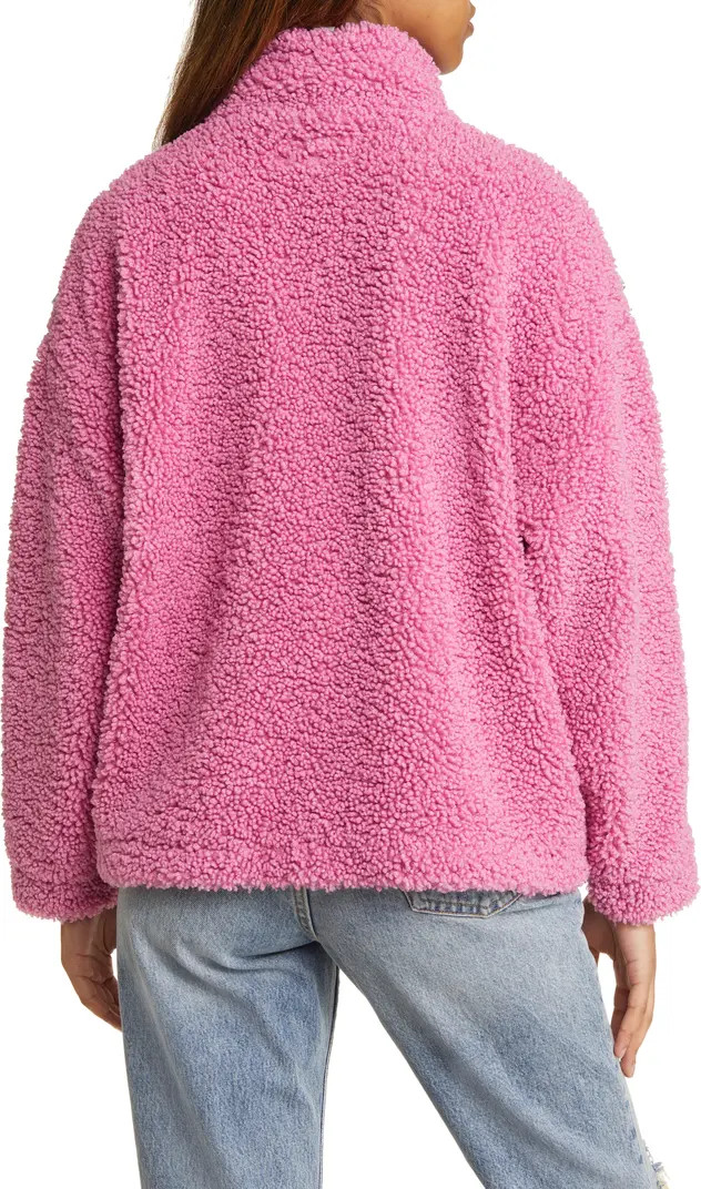 Faux Shearling & Denim Trucker Jacket | Nordstrom