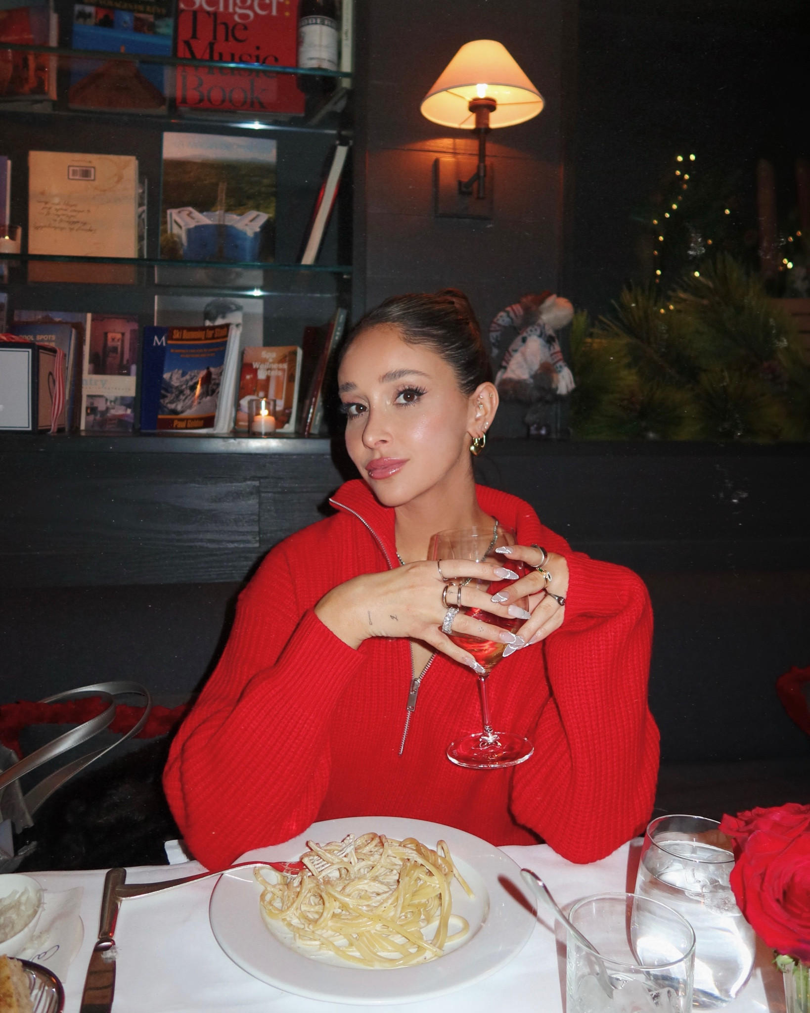 quarter zip red sweater for a casual dinner out 🧣❤️❤️‍🔥 

colorful sweaters, chunky knits, casual outfit ideas, cozy winter fashion trends


#LTKGiftGuide #LTKHoliday #LTKSeasonal