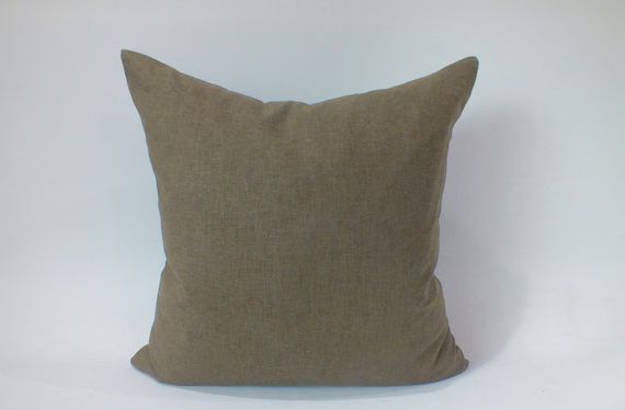 22x22 Green Brown Hemp Cushions Hand Woven Sofa Living Room - Etsy | Etsy (US)