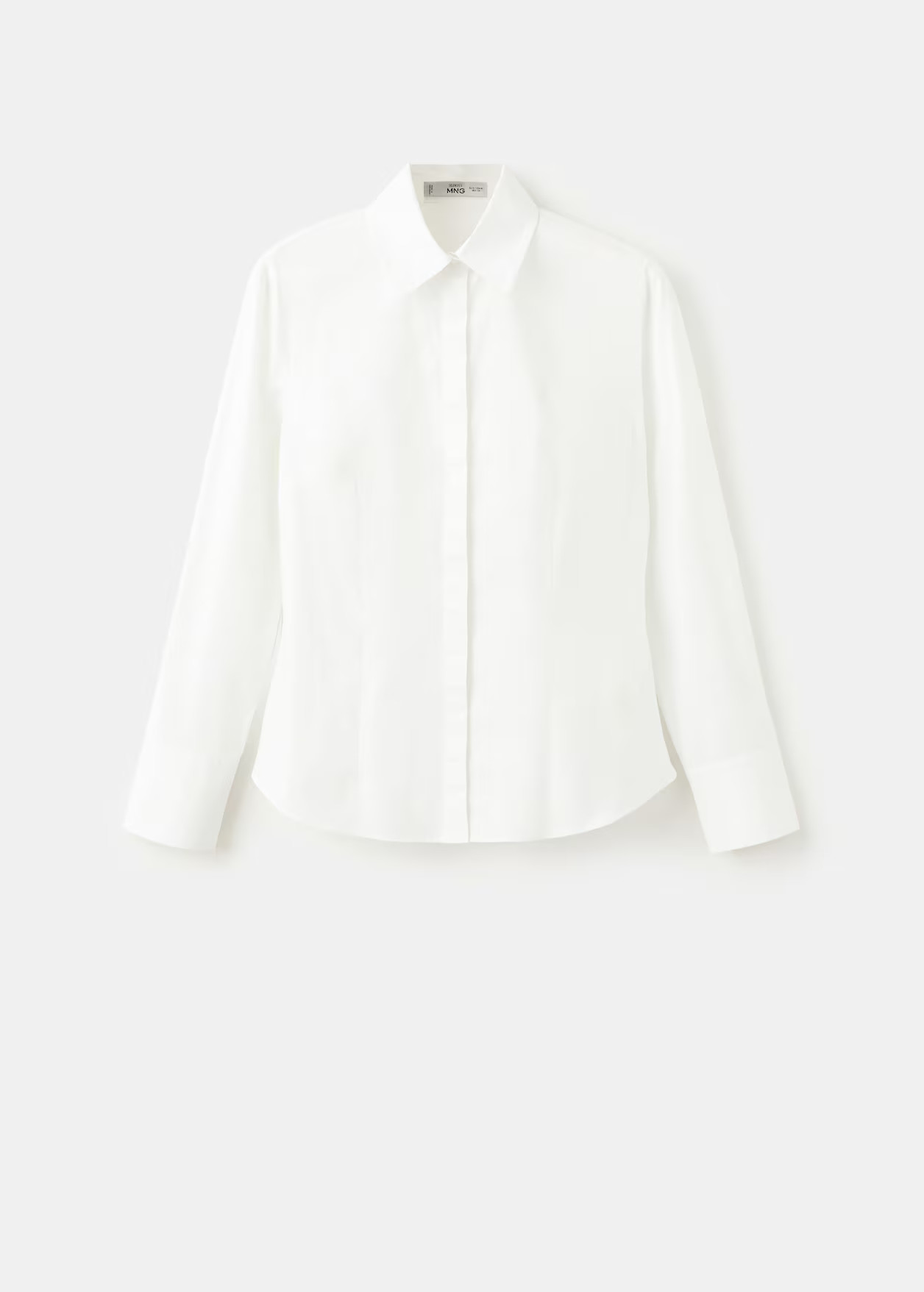 Slim-fit poplin shirt - Women | MANGO Netherlands | Mango EU