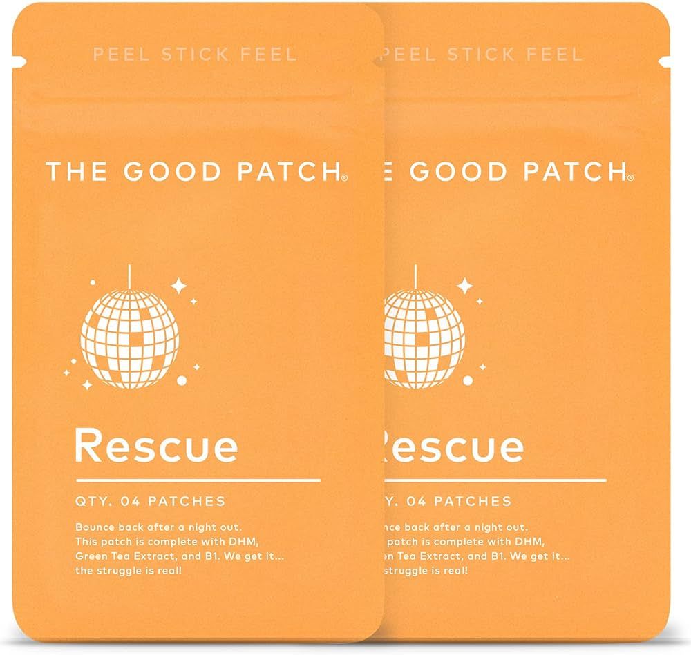 The Good Patch After Party Recovery - Sustained Release Plant Powered Rescue Patch with Green Tea... | Amazon (US)