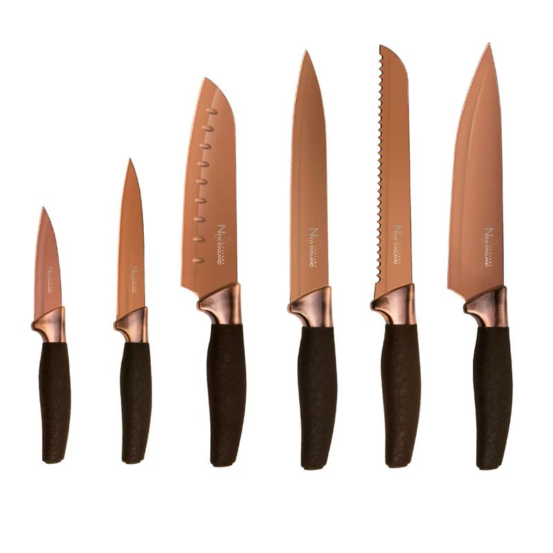 New England Cutlery 7 Piece Knife Block Set | Wayfair North America
