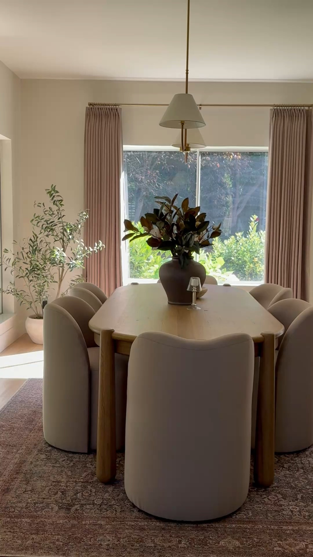 I’ve always been drawn to organic modern style and warm neutrals, and I’m so proud of how this dining room came together.
Adding picture frame moulding made such a big difference. It instantly elevated the space and made it feel complete. We used 1.5” primed moulding from Home Depot with 4” spacing between each frame, and we also rounded the arched passageways for a softer, more custom look.
Wall color: BM White Down.

Dining room, sideboard decor.

#LTKSeasonal #LTKHome #LTKU