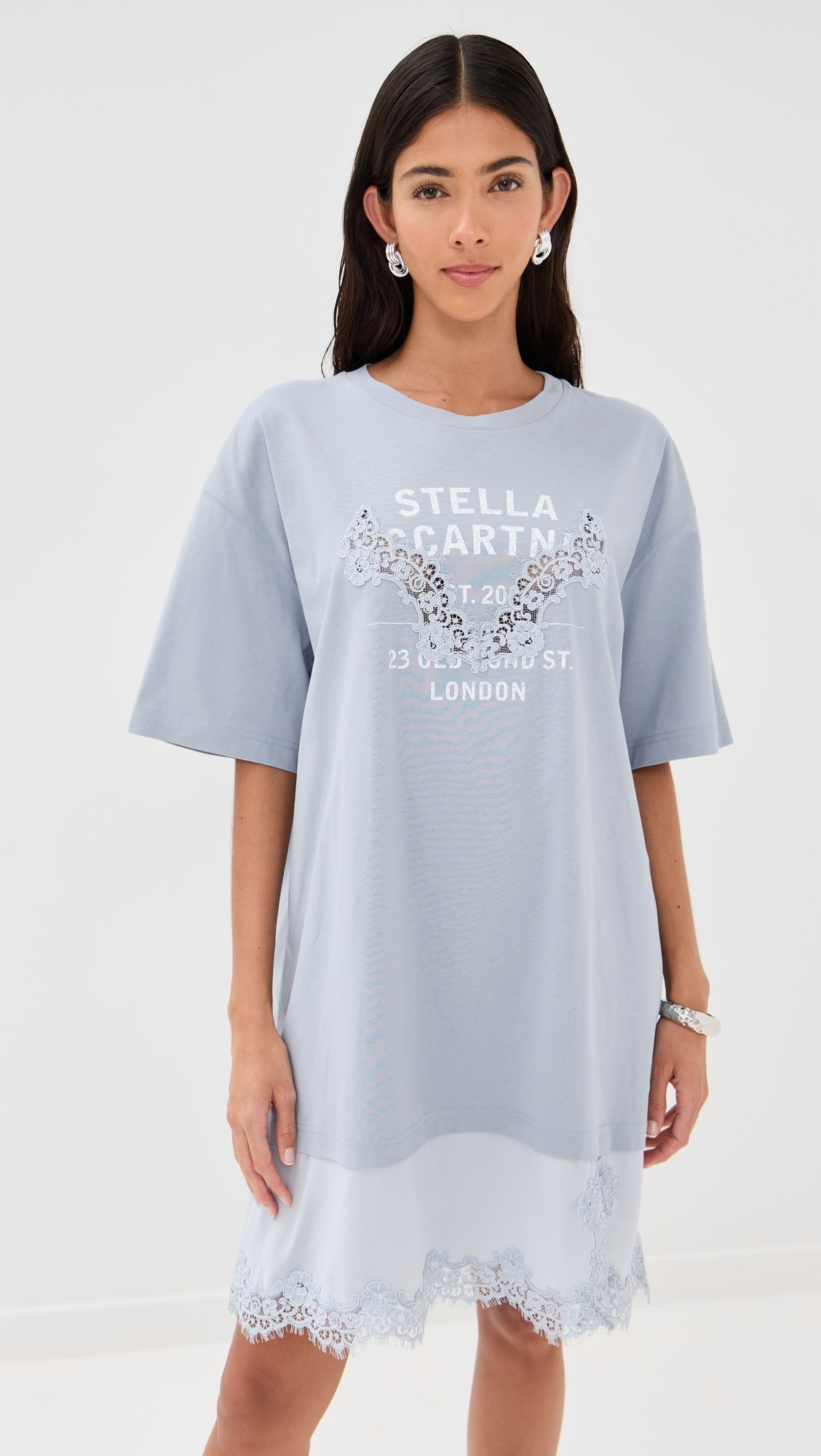 Lace Slip Jersey Dress | Shopbop