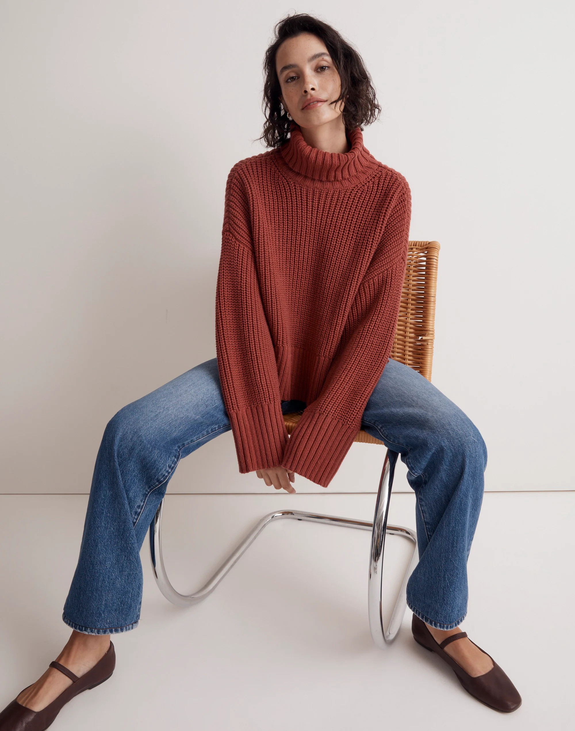 Wide Rib Turtleneck Sweater | Madewell