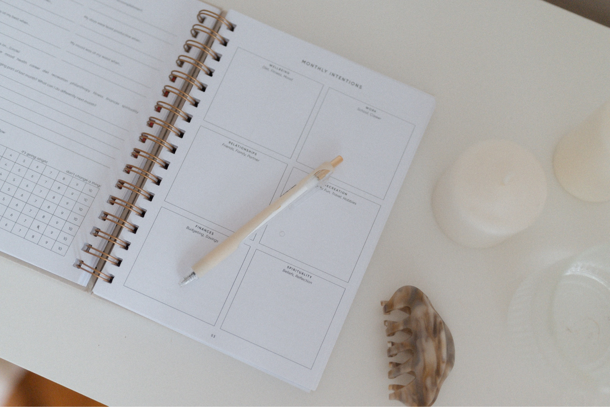 Selfcare, selfcare planner, planning, journey, undated journal, work from home must haves, reset essentials, selfcare essentials, office essentials, gel pens, neutral daily planner, daily planner, hair clip, hair claw clip, hair accessories, amazon finds

#LTKfindsunder50