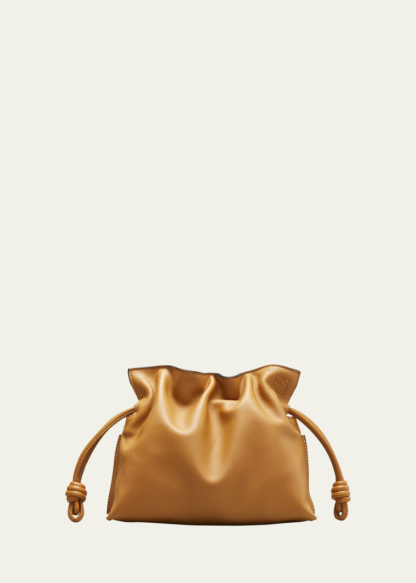 Loewe Flamenco Mini Napa Drawstring Clutch Bag | Bergdorf Goodman