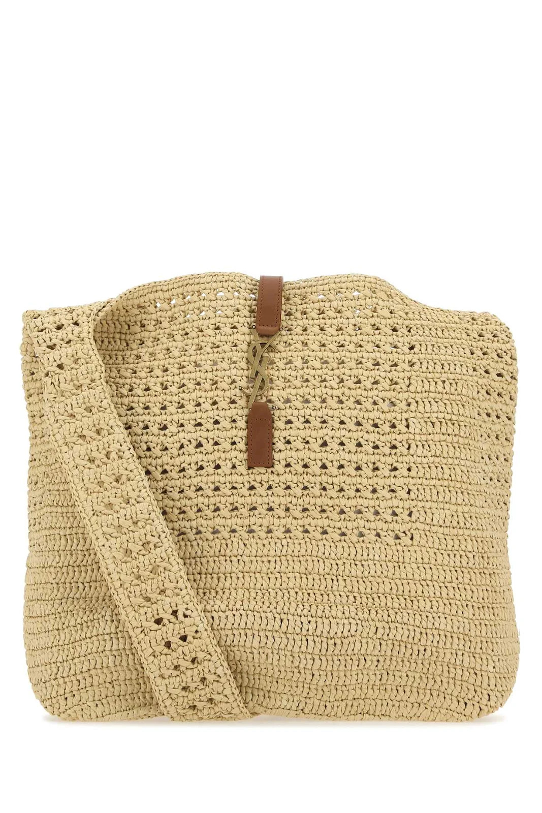 Saint Laurent Logo Plaque Shoulder Bag | Cettire Global