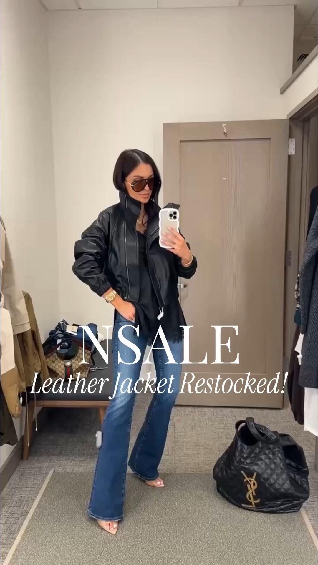 My favorite leather jacket from the Nsale was just restocked in all sizes! Wearing an XS
Run before they sell out!
@nordstrom #nsale #nordstromas

#LTKSaleAlert #LTKOver40 #LTKootd