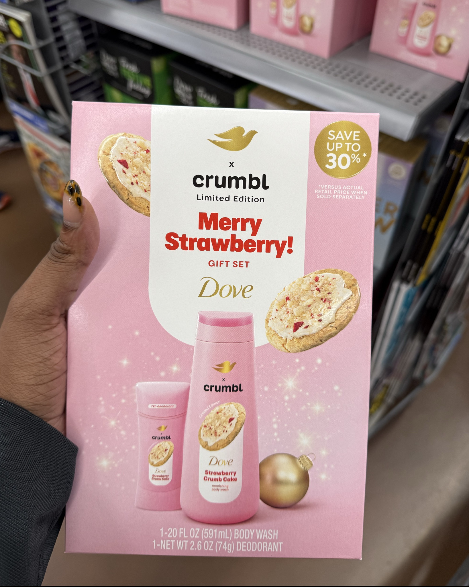 For my self care lovers, and self care gift givers- check out these DOVE gift sets! Merry Strawberry, Merry Berry and Winter Glow! All available for purchase at your local Walmart or click my links below! Christmas is right around the corner🎄💕

#LTKBeauty #LTKGiftGuide #LTKselfcare