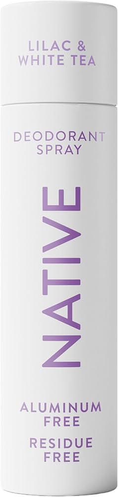 Native Deodorant & Body Spray, Lilac & White Tea, 72-Hour Odor Protection for Underarms & Body, A... | Amazon (US)