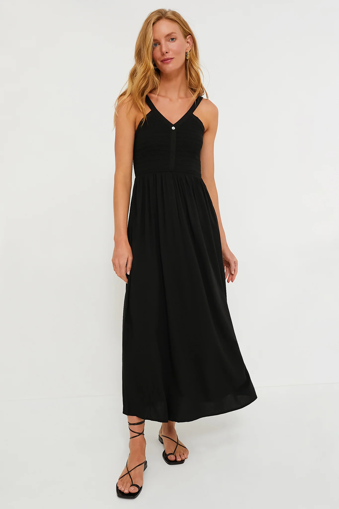 Black Gillian Dress | Tuckernuck (US)