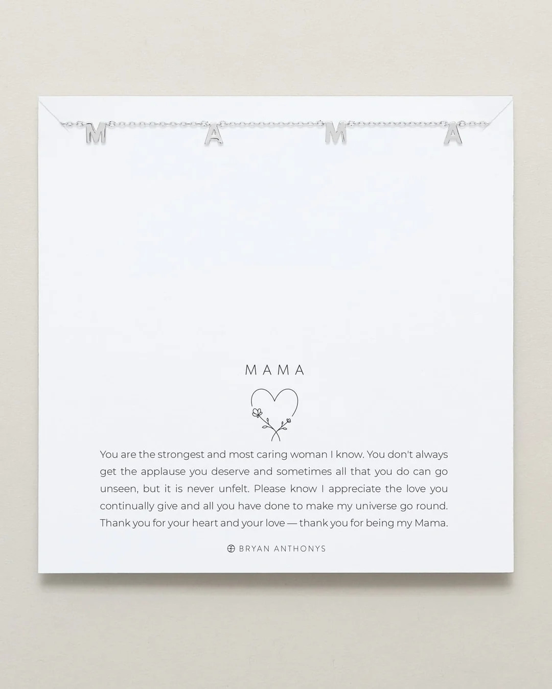 Mama Necklace | Bryan Anthonys | Bryan Anthonys