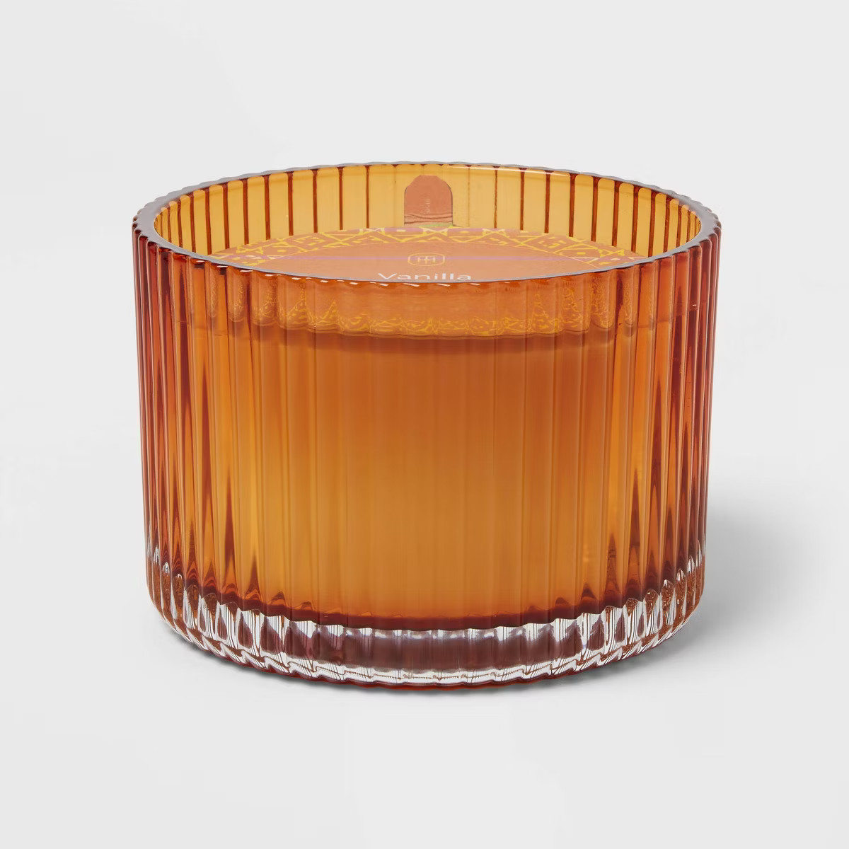 "3-Wick Ribbed Glass Candle 13oz - Threshold™ | Target