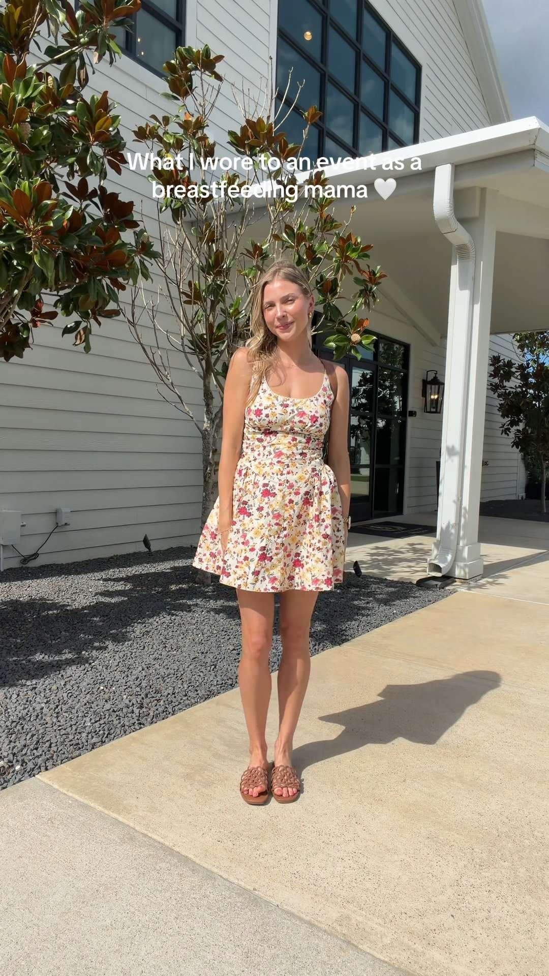 Cutest summer dress with built in bra! Wearing small. 

 #LTKootd