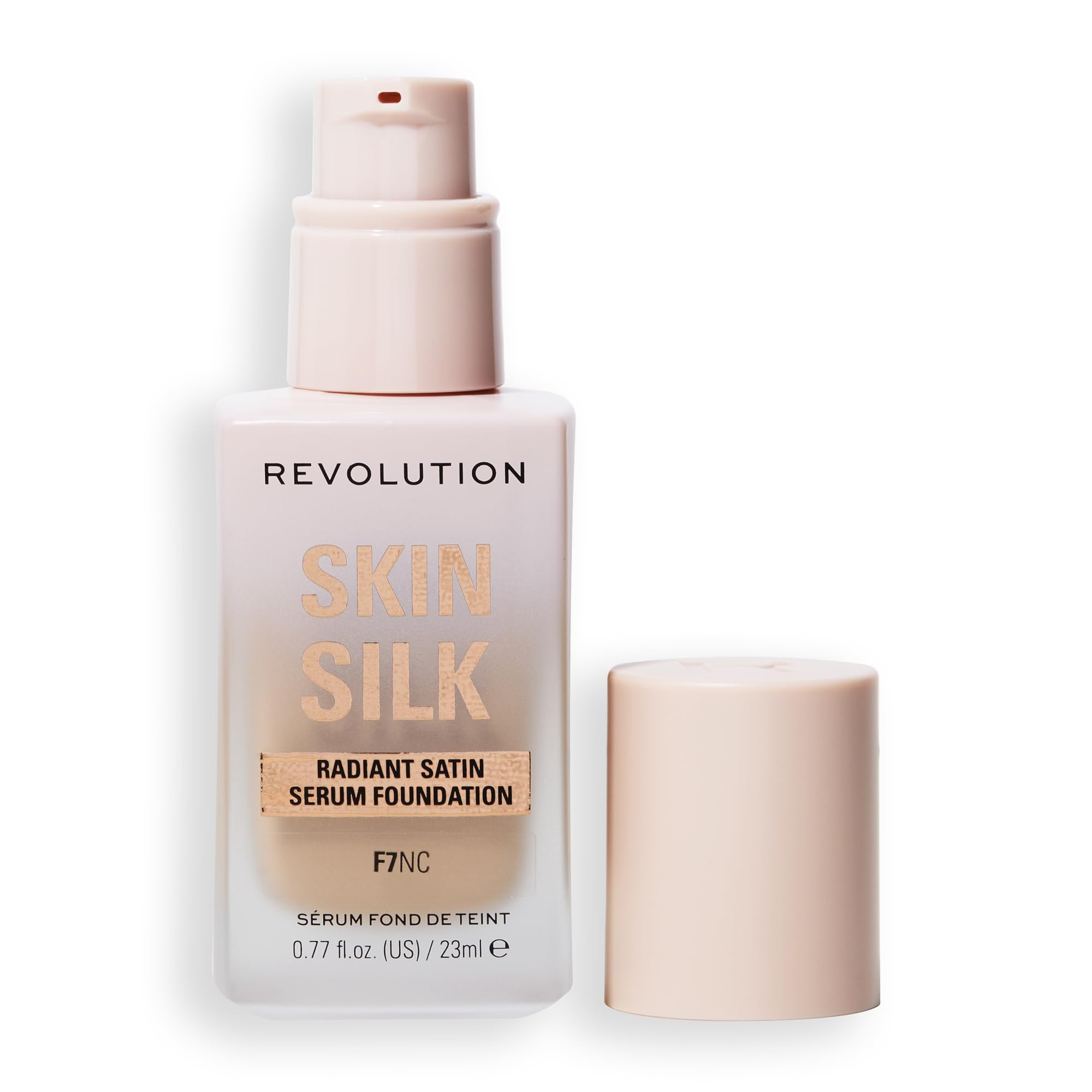 Revolution Skin Silk Radiant Satin Serum Foundation, Buildable Coverage with Hydrating Hyaluronic... | Amazon (US)