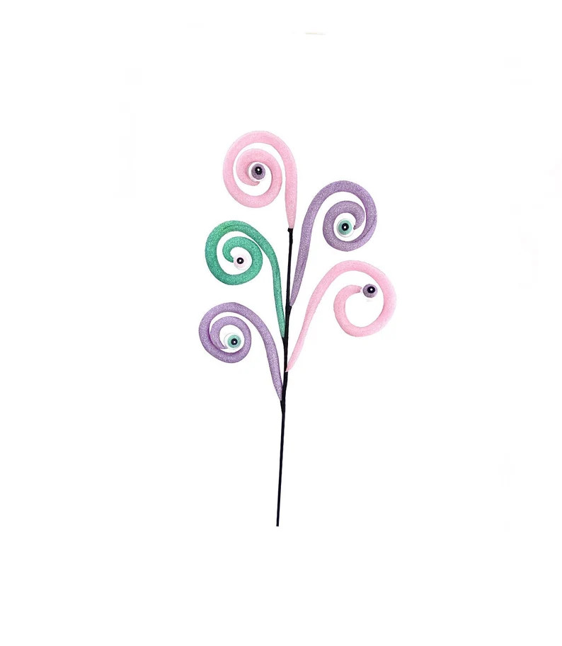 Pastel Eyeball Spiral Curly Spray | Etsy (US)