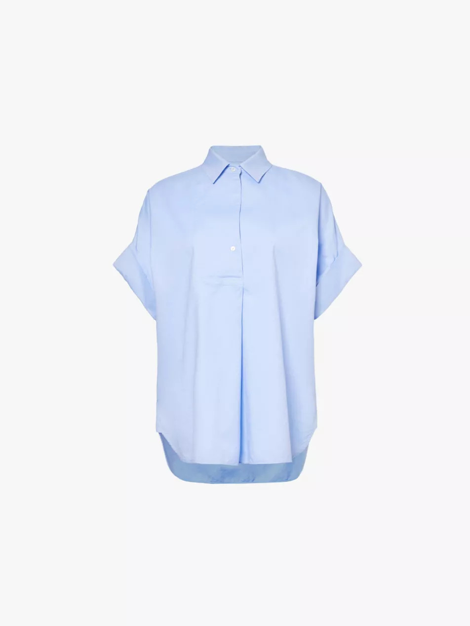 Short-sleeved relaxed-fit cotton shirt | Selfridges