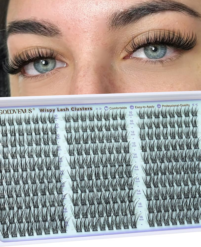 Wispy Lash Clusters Natural Eyelash Clusters No Makeup Look Cluster Eyelash Extensions 10-16mm DI... | Amazon (US)