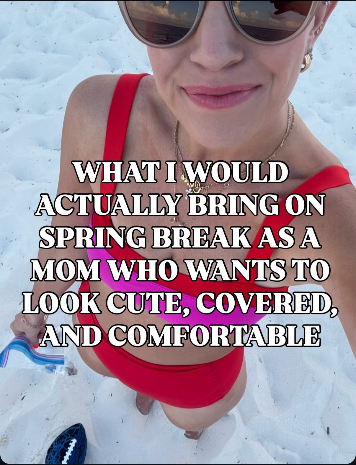 New finds that I would take on spring break as a mom. Great pieces for traveling.

Comment SPRING BREAK and I’ll send links 🌸