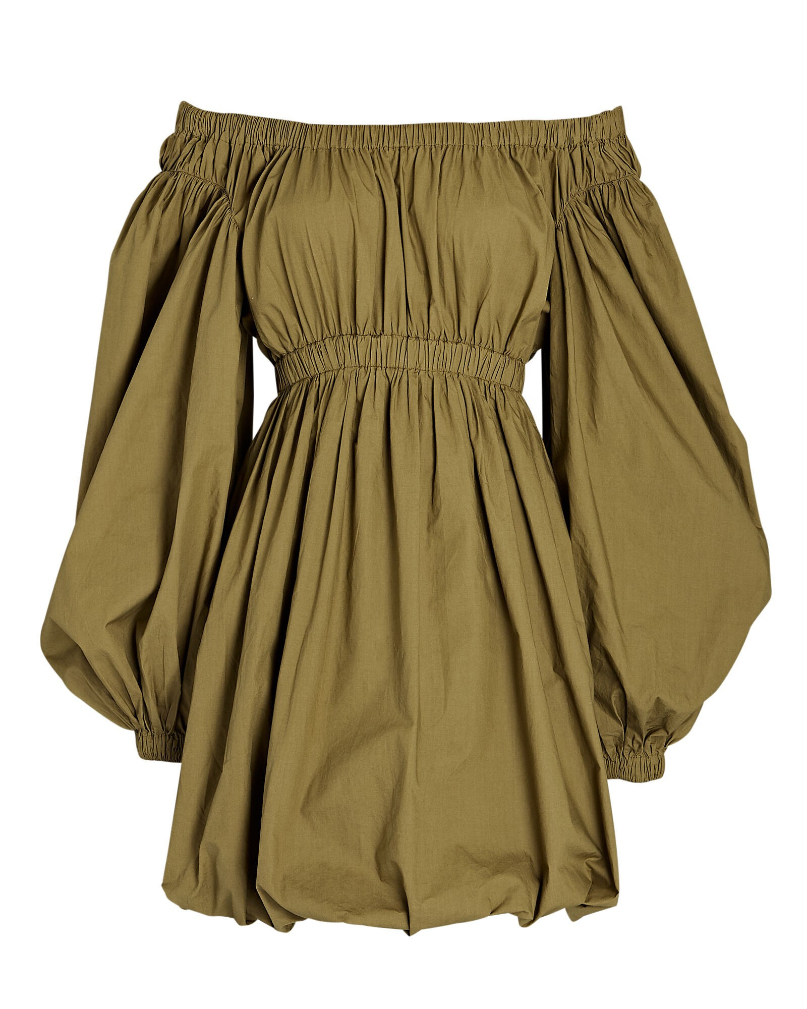Martine Puff-Sleeve Poplin Mini Dress | INTERMIX