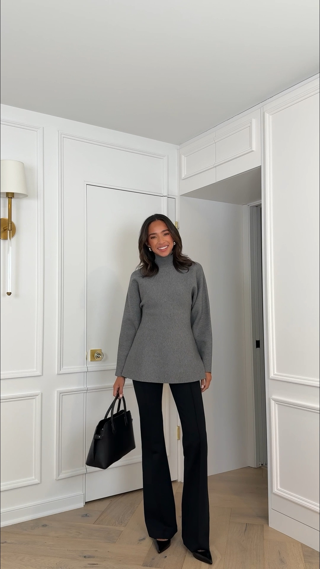 VIRAL SWEATER RESTOCK! Note: the restock is a bit lighter but everything else is the same, and now it comes in more colors! It’s the most gorgeous fall sweater for the office. I’m wearing a size XS sweater and XS tall pants (code NENAXSPANX to save) - pre-pregnancy 🩶


Work outfitts

#LTKWorkwear #LTKStyleTip